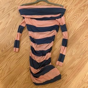 Rugby striped dress